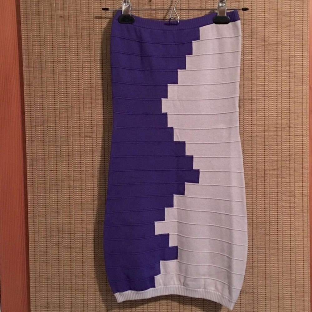 Nikibiki Bodycon Strapless Geometric Dress